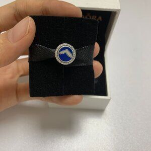 Pandora HOME Florida Map Bead Charm Blue S925 Sterling Silver Jewelry